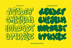 Boogie Blast | Webfont 3D Retro Graffiti for Websites Product Image 7