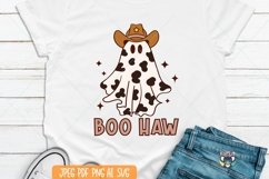 Halloween svg, Boo Haw svg, Cowboy Ghost svg Product Image 1