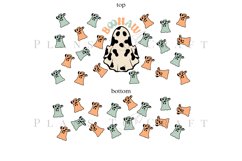 Bundle 6 Halloween 40oz Tumbler Sublimation Wrap SVG Product Image 3