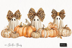 Fall Boojie Ghost Clipart | Halloween PNG Product Image 1