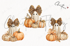 Fall Boojie Ghost Clipart | Halloween PNG Product Image 3