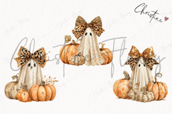 Fall Boojie Ghost Clipart | Halloween PNG Product Image 3