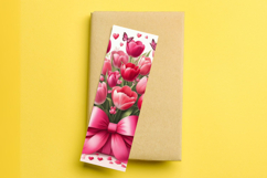 printable bookmark sublimation flowers Product Image 1