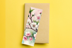 printable bookmark sublimation flowers Product Image 1