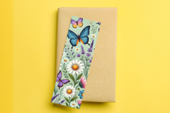 printable bookmark sublimation flowers Product Image 1