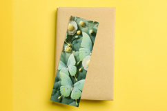printable bookmark sublimation - green butterfly Product Image 1