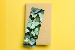 printable bookmark sublimation - green butterfly Product Image 1