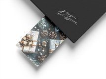 Vintage Christmas bookmark design - Watercolor Bookmark PNG Product Image 2