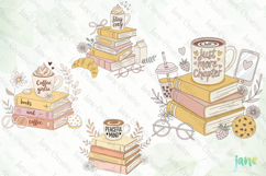 Book and Coffee PNG Clipart Product Image 1