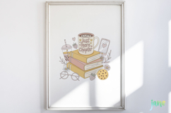 Book and Coffee PNG Clipart Product Image 5