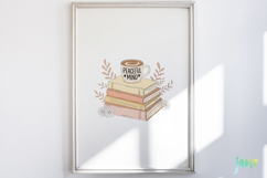 Book and Coffee Sublimation Clipart Product Image 7