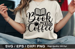 Book and Coffee - Coffee SVG Design Product Image 1