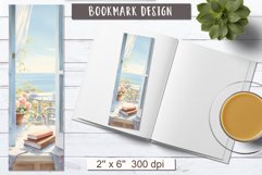 Book bookmark sublimation  Watercolor flowers bookmark