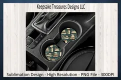 Books Are My Favorite 20oz Tumbler Wrap, Car Coaster Product Image 3