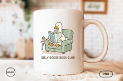 Cozy Reading Goose Book Club PNG Product Image 3