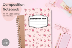 Composition Book Cover School Theme Teacher KDP Notebook Product Image 1