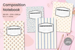Composition Book Cover School Theme Teacher KDP Notebook Product Image 1