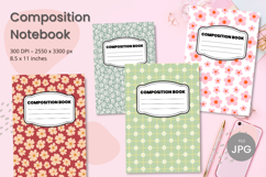 Composition Book Cover School Theme Teacher KDP Notebook Product Image 1