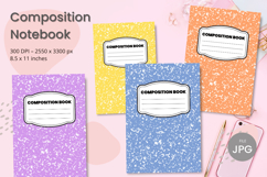 Composition Book Cover School Theme Teacher KDP Notebook Product Image 1