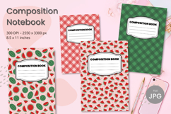 Composition Book Cover School Theme Teacher KDP Notebook Product Image 1