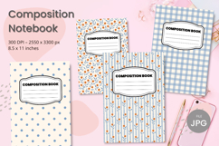 Composition Book Cover School Theme Teacher KDP Notebook Product Image 1