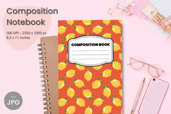 Composition Book Cover School Theme Teacher KDP Notebook Product Image 1