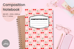 Composition Book Cover School Theme Teacher KDP Notebook Product Image 1