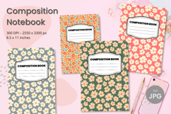 Composition Book Cover School Theme Teacher KDP Notebook Product Image 1