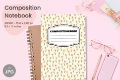 Composition Book Cover School Theme Teacher KDP Notebook Product Image 1