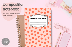 Composition Book Cover School Theme Teacher KDP Notebook Product Image 1