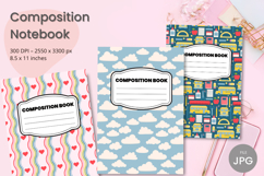 Composition Book Cover School Theme Teacher KDP Notebook Product Image 1