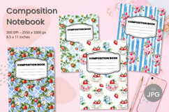 Composition Book Cover School Theme Teacher KDP Notebook Product Image 1