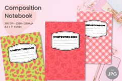 Composition Book Cover School Theme Teacher KDP Notebook Product Image 1