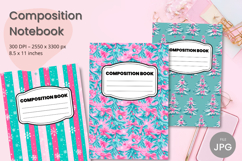 Composition Book Cover School Theme Teacher KDP Notebook Product Image 1