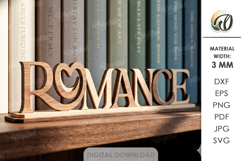3D Book Genre Stands Bundle Laser Cut. Genre Sign Stand SVG Product Image 4