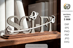 3D Book Genre Stands Bundle Laser Cut. Genre Sign Stand SVG Product Image 9