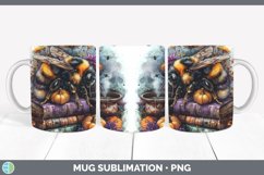 GorgeousBook Halloween Mug Wrap design.