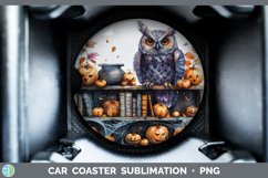 GorgeousBook Halloween Car Coaster design.