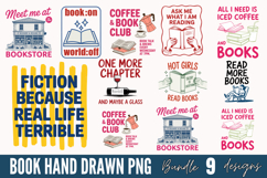 Book Hand Drawn Sublimation , School Sublimation Bundle Product Image 1