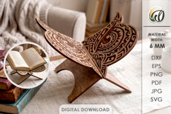 Book Holders Bundle Laser Cut. Book Stand SVG Product Image 5