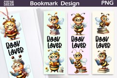 Bee Book Bookmark | Book Lover Bookmark Printable Product Image 1