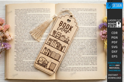 Book Lover Bookmark Laser Cut | Reading Accessories Laser Product Image 1