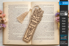 Book Lover Bookmark Laser Cut | Reading Accessories Laser Product Image 1
