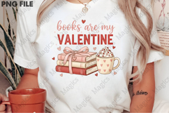 Book Lover, Books Are My Valentine PNG Product Image 2