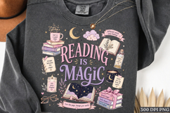 Book Lover Pajama Reading PNG Product Image 1