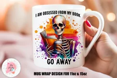 Sarcastic Mug Wrap For 11 oz and 15 oz, 3d Mug, Funny Quotes Png, Book Lover Png