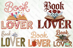 Book Lover Sublimation Clipart Bundle Product Image 6