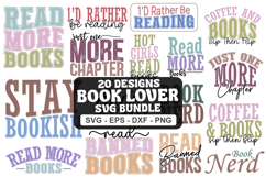 Book Lover SVG Bundle - Book Lover SVG Design Product Image 1