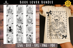 Book Lover SVG Bundle Coquette designs