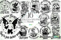 Book Lover SVG PNG Bundle Product Image 1